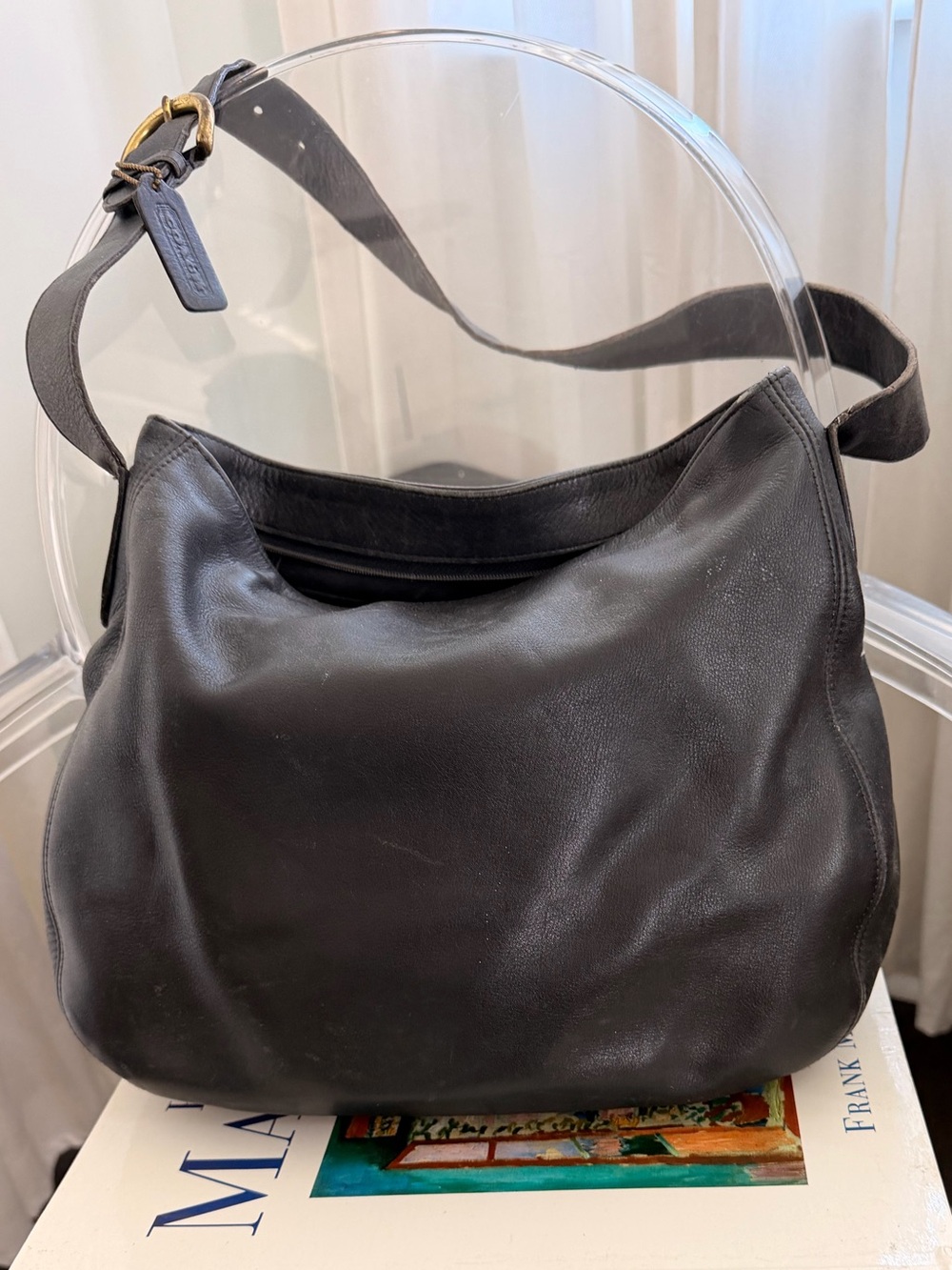Ugh to die for VINTAGE Coach Soho large black hobo w/tag